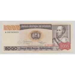 Bolivie - 5000 Pesos 1984 - Neuf