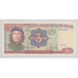 Cuba - 3 Pesos 1995 - TTB