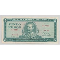 Cuba - 5 Pesos 1990 - TTB