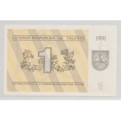 Lituanie - 1 Talonas 1991 - Neuf