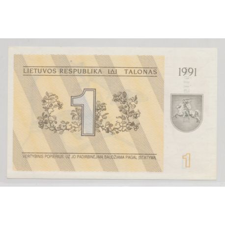 Lituanie - 1 Talonas 1991 - Neuf