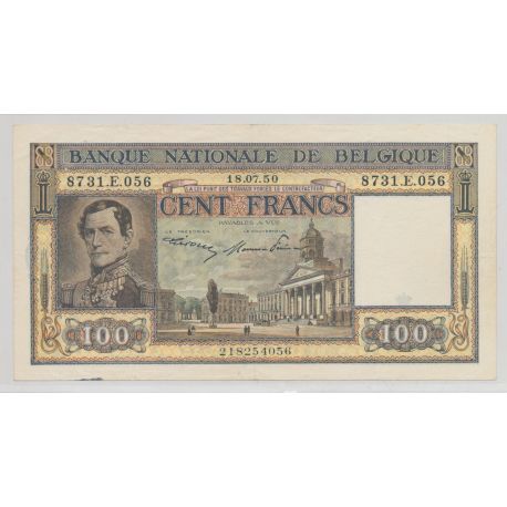 Belgique - 100 Francs - 18.07.1950 - TTB+