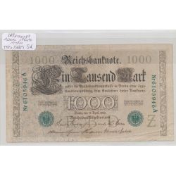 Allemagne - 1000 Marks 1910 - TTB