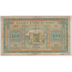 Maroc - 100 Francs - 1.03.1944 - TB