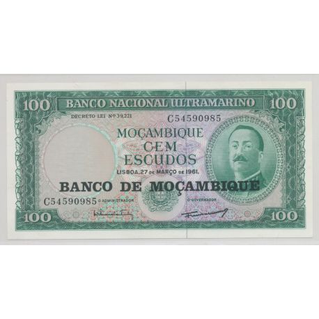 Mozambique - 100 Escudos - 1961 ( 1976 ) - Neuf