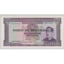 Mozambique - 500 Escudos - 1967 ( 1976 ) - Neuf