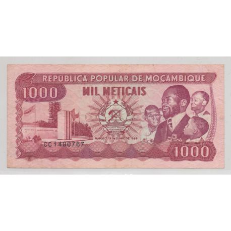 Mozambique - 1000 Meticais 1989 - TTB