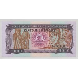 Mozambique - 5000 Meticais 1988 - Neuf