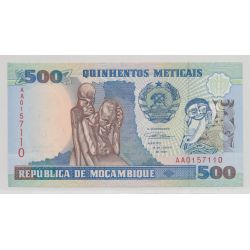 Mozambique - 500 Meticais 1991 - NEUF