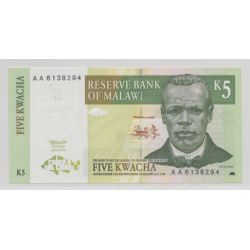 Malawi - 5 Kwacha 1997 - Neuf