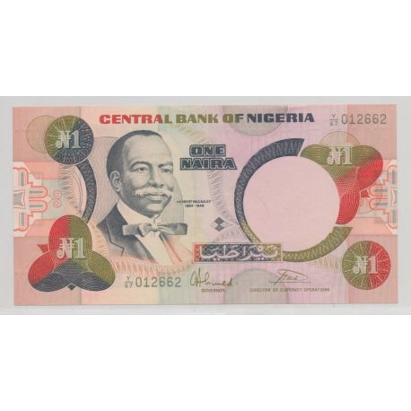Nigéria - 1 Naira - ND 1984-2000 - TTB