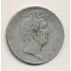 5 Francs Louis Philippe sans le I - 1830 D Lyon - Tranche en creux