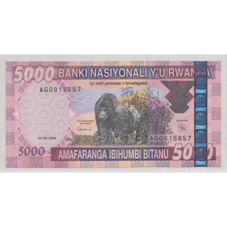 Rwanda - 5000 Francs - 1.04.2004 - Neuf