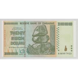 Zimbabwe - 20 Billion dollar - 2008 - Neuf
