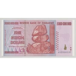 Zimbabwe - 5 Billion dollar - 2008 - Neuf