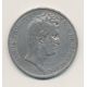 5 Francs Louis Philippe sans le I - 1830 A Paris - Tranche en relief