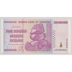 Zimbabwe - 500 million dollar - 2008 - Neuf
