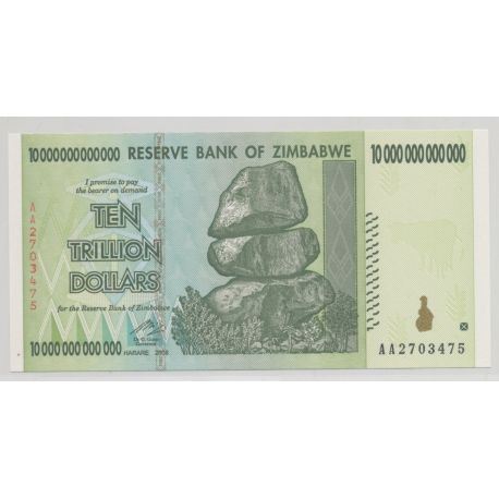 Zimbabwe - 1 Billion dollar - 2008 - Neuf