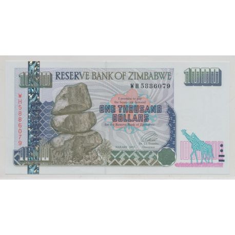 Zimbabwe - 1000 dollars 2003 - Neuf