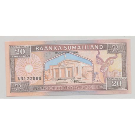 Somalie - 20 Shillings 1996 - Neuf