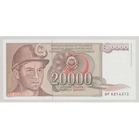 Yougoslavie - 20000 Dinars 1987 - Neuf