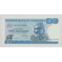 Zimbabwe - 2 dollars 1983 - Neuf
