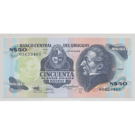 Uruguay - 50 Nouveau pesos - Neuf