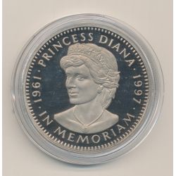 Libéria - 5 Dollars 1997 - Princesse Diana - cupro-nickel - FDC