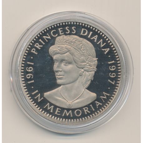 Libéria - 5 Dollars 1997 - Princesse Diana - cupro-nickel - FDC