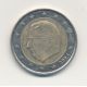 Monnaie Fautée - 2 Euro 2004 Belgique - surplus métal sur le front - TTB
