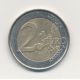 Monnaie Fautée - 2 Euro 2004 Belgique - surplus métal sur le front - TTB