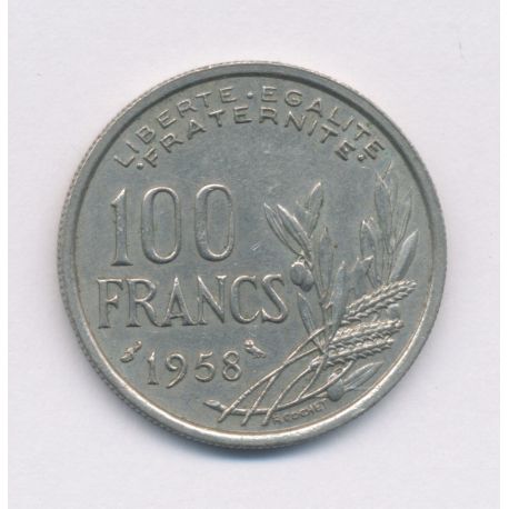 100 Francs Cochet - 1958 Chouette - SUP