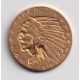 Etats-Unis - 5 Dollars Or 1911 - Tête d'indien - TTB