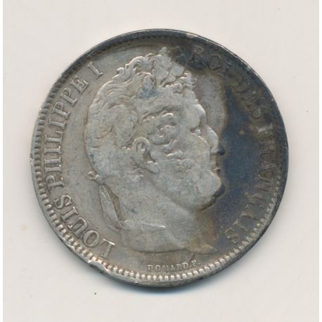 5 Francs Louis philippe I - 1831 MA Marseille - Tranche en creux