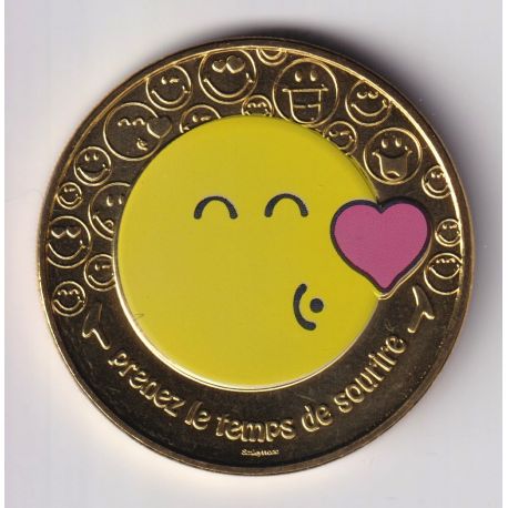 Dept7506 - Smiley N°1 - 2022 - bisous coeur - Paris
