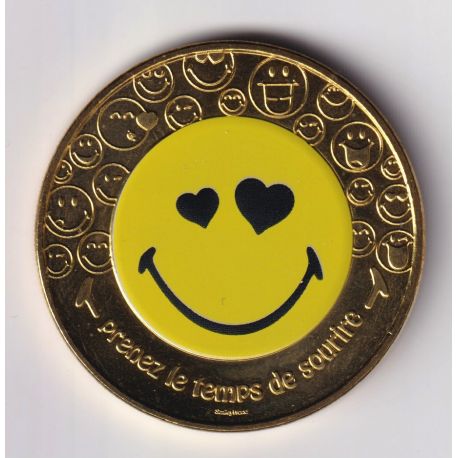 Dept7506 - Smiley N°5 - 2022 - yeux coeur - Paris