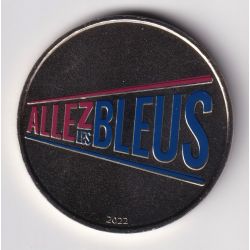 Dept7506 - JO 2024 logo allez les bleus - 2022 - Paris