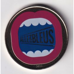 Dept7506 - JO 2024 bouche allez les bleus - 2022 - Paris
