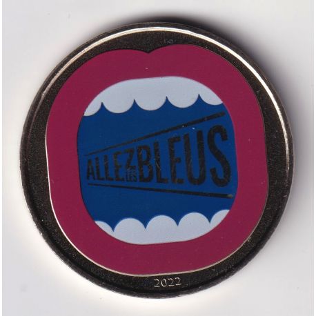 Dept7506 - JO 2024 bouche allez les bleus - 2022 - Paris