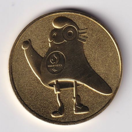 Dept7506 - Mascotte Jeux Paralympiques 2024 - Hotel de la monnaie - Paris 