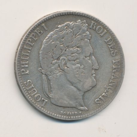 5 Francs Louis philippe I - 1839 D Lyon ( arche )