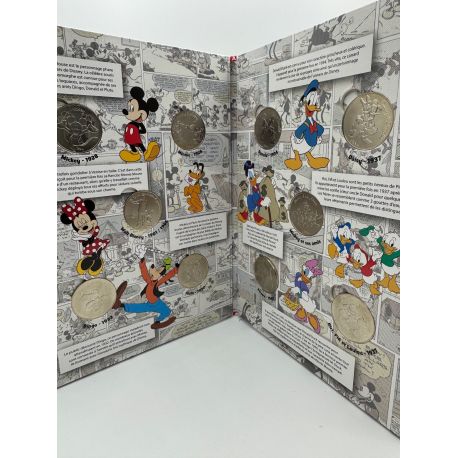 Livret album avec 10 Médailles - Disney - Monnaie de Paris