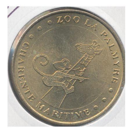 Dept17 - Zoo la Palmyre - Girafe et mascotte 2001