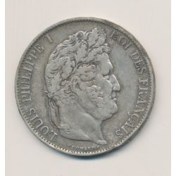 5 Francs Louis philippe I - 1845 W Lille