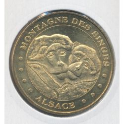 Dept67 - la montagne des singes N°4 - 2008 - les deux singes - Kintzheim