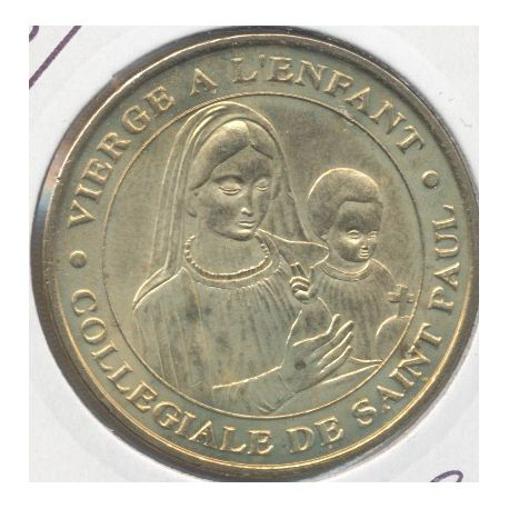 Dept06 - collegiale de st paul N°2 - vierge à l'enfant - 2005 B
