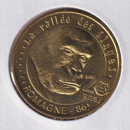 Dept86 - La vallée des singes  gorille no4 - 20ans - 2018 - Romagne