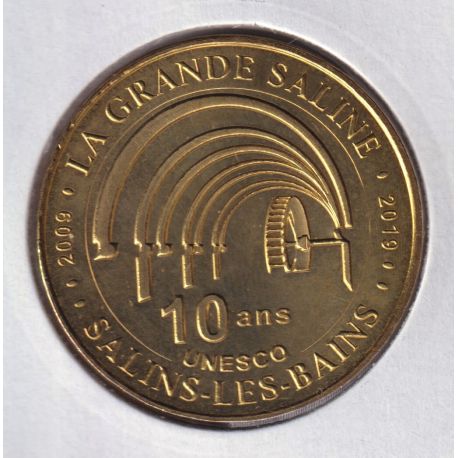 Dept39 - Grande saline N°5 - 2019 - Unesco 10 ans - Salins -les-Bains