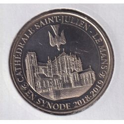 Dept72 - Cathédrale St julien - 2019 blanche - En synode 2018-2019 - Le mans 