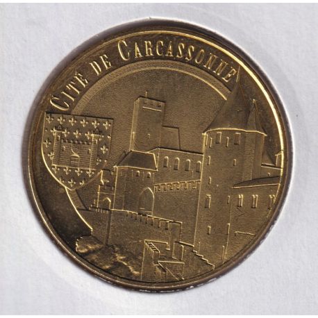 Dept11 - château et blason - 2020 - carcassonne